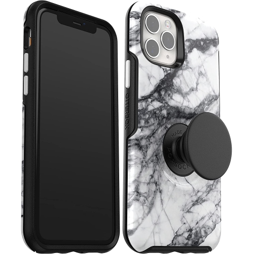 OtterBox + Pop Symmetry Series Case for iPhone 11 Pro - Retail Packaging - White Marble Open Box