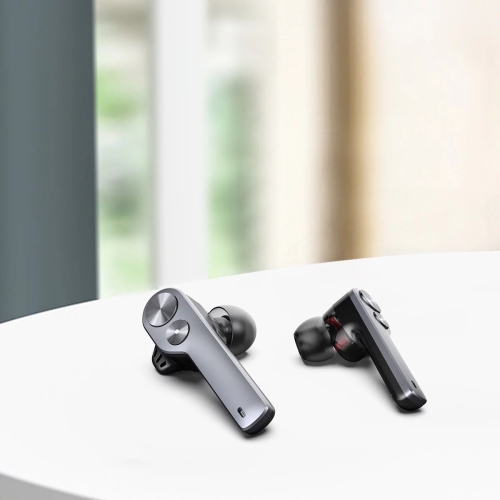 True Wireless Earbuds Bluetooth 5.0 compatible with Android, Apple Airpod, PC. Touch Controls, Super Stereo Bass Sound, 5H Playtime, Noise