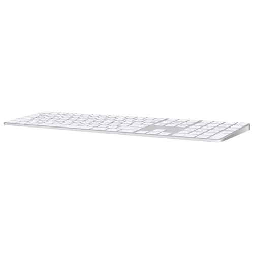 Apple Magic Keyboard with Touch ID & Numeric Keypad - White - English
