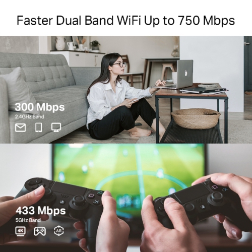 TP-Link RE215 AC750 Mesh Wi-Fi Dual Band Range Extender