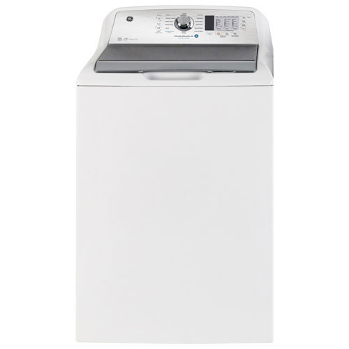 Image 1 of 1.. GE 5.3 Cu. Ft. High Efficiency Top Load Washer - White - Open Box - Perfect Condition