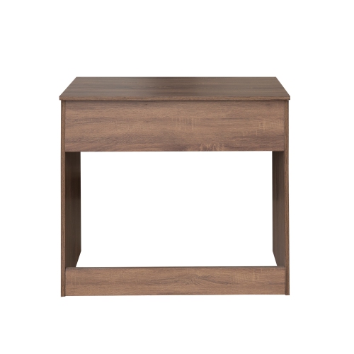 HOMY CASA Small Computer Desk Organizers Writing Standing Desk with Drawer Office Table with Drawer for Home Office Laptop Desk Collection, Walnut