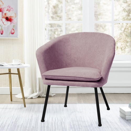 FurnitureR 22.8'' Wide Barrel Chair