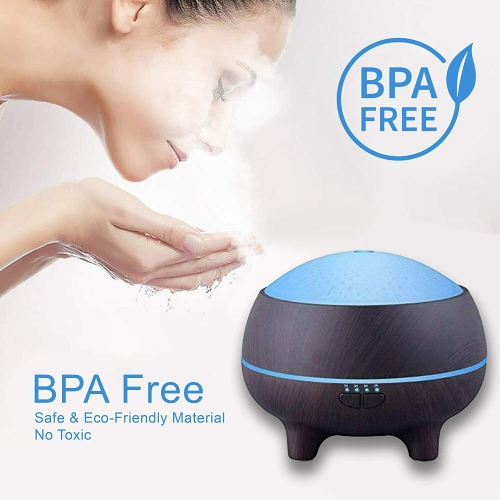Essential Oil Diffuser Humidifier with Bluetooth Speaker Pure Aromatherapy LED