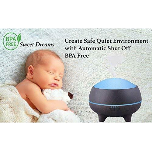 Essential Oil Diffuser Humidifier with Bluetooth Speaker Pure Aromatherapy LED