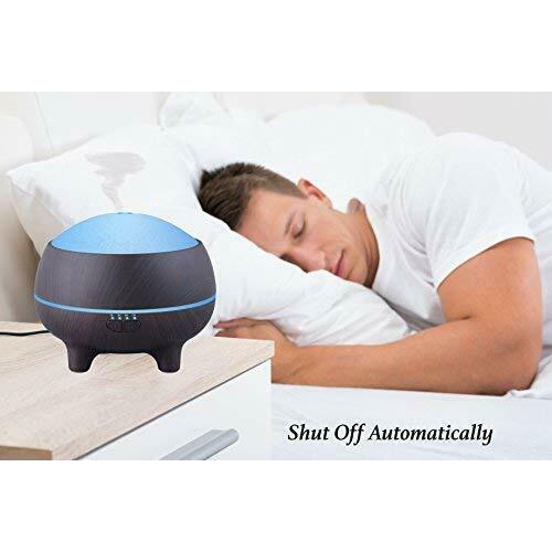 Essential Oil Diffuser Humidifier with Bluetooth Speaker Pure Aromatherapy LED
