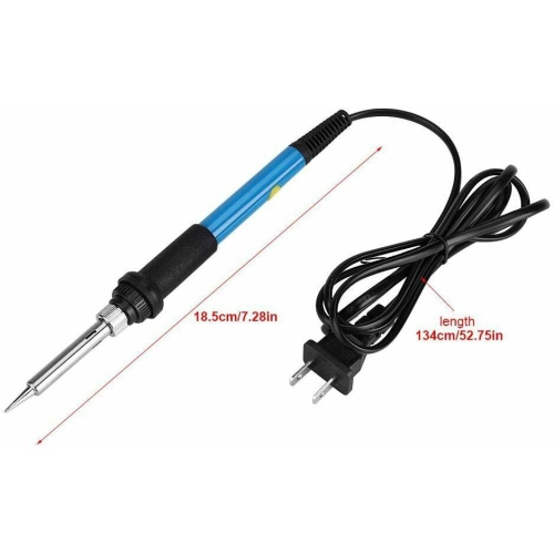 60W 110V Electric Soldering Iron Tool Kit Adjustable Temperature Welding Pen Gun