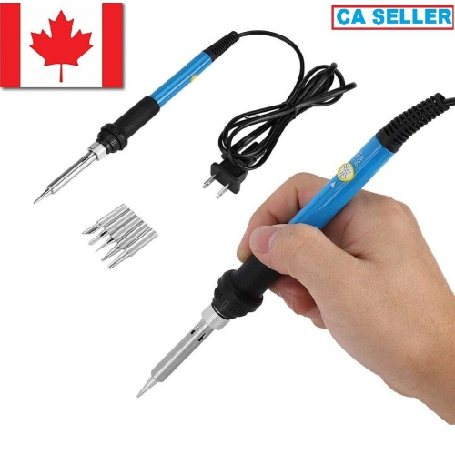 60W 110V Electric Soldering Iron Tool Kit Adjustable Temperature Welding Pen Gun