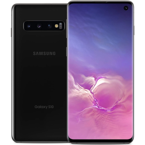 Refurbished - Samsung Galaxy S10 128GB+8GB RAM G973U Unlocked Prism Black Smartphone - Certified Refurbished