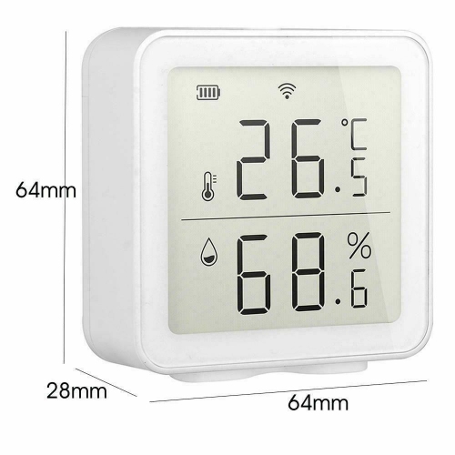 Digital LCD Humidity Temperature Sensor Wireless WIFI SmartHome Thermometer CA