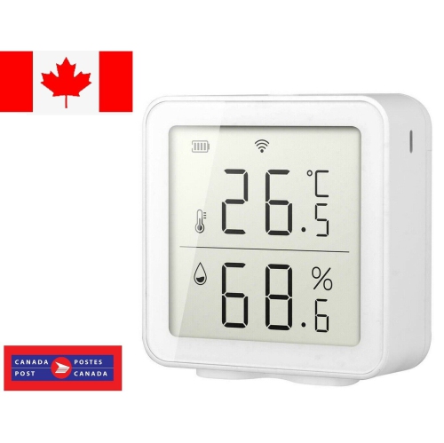Digital LCD Humidity Temperature Sensor Wireless WIFI SmartHome Thermometer CA