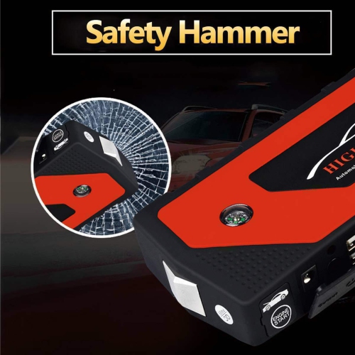 18000mAh Car Jump Starter Pack Booster LCD USB Charger Backup Battery Power Bank