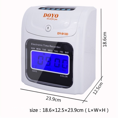 Time Clock Recorder / Time Attendance Punch Card Machine