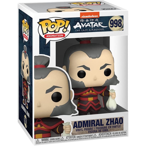 FUNKO  Pop Animation Avatar The Last Airbender 3.75 Inch Action Figure - Admiral Zhao #998
