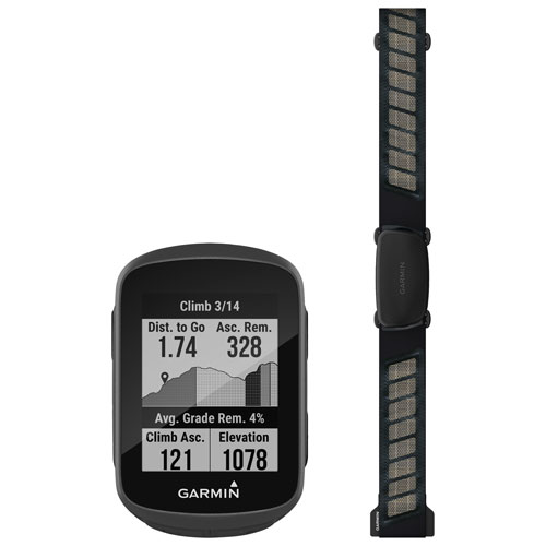 Garmin Edge 130 Plus GPS Cycling Computer & Heart Rate Monitor Bundle
