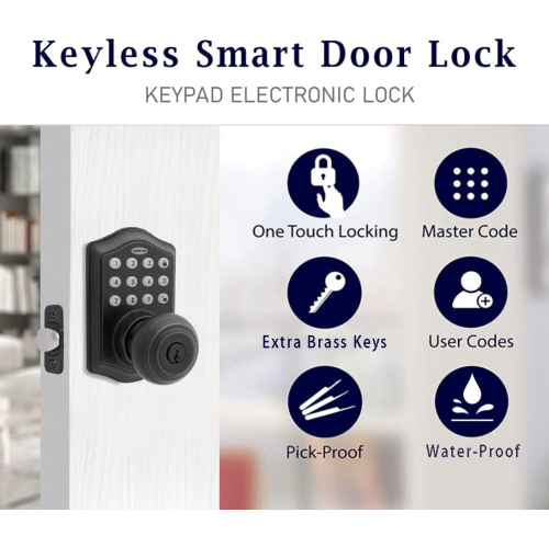 ASSUR Keyless Entry Door Lock Smart Door Locks Electronic Door