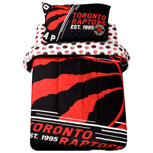 NBA 4-Piece Bed Sheet Set - Twin - Toronto Raptors