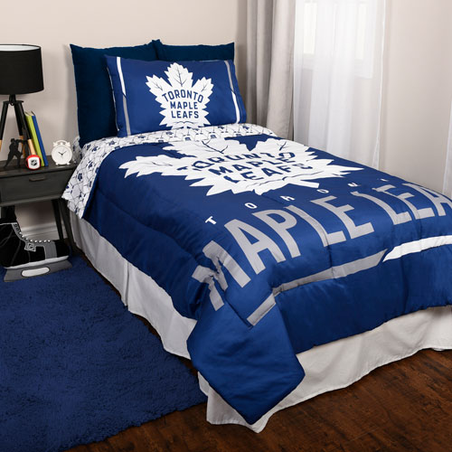 NHL 4-Piece Bed Sheet Set - Twin - Toronto Maple Leafs