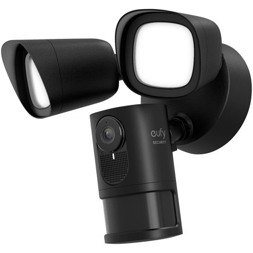 eufy Floodlight Wired Outdoor 2K IP Camera - Black
