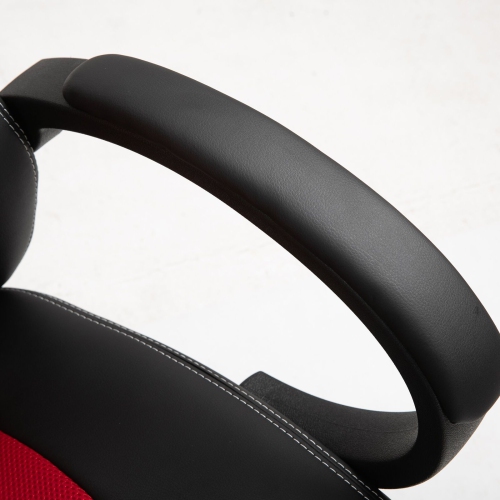 Ergonomic Rac Car Style Office Gaming Chair Hydraulic Computer Chair Black Red