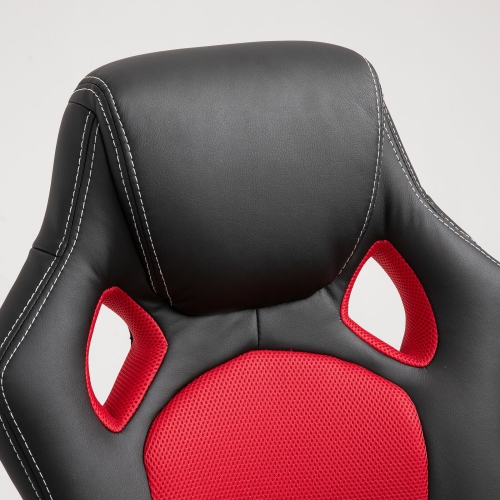 Ergonomic Rac Car Style Office Gaming Chair Hydraulic Computer Chair Black Red