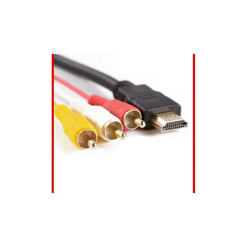 Câble de recharge extensible avec 3 prises | Rouge | 2165205