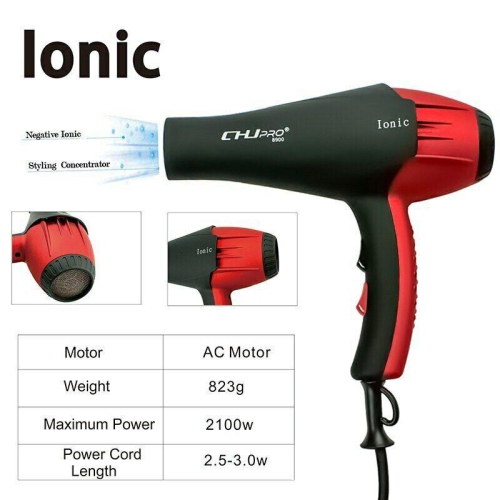 Professional Salon and Home Hair Dryer Curly Hair Fast blow Dry Universal Blower