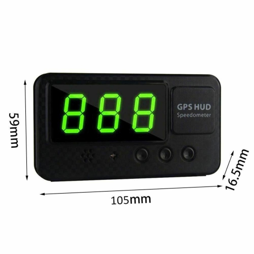 Car Bus Van Head-up Display HUD GPS Digital LED Speed Limit Warning For Car CA