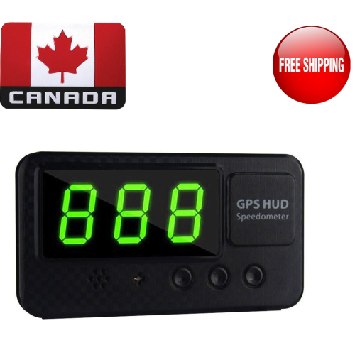 Car Bus Van Head-up Display HUD GPS Digital LED Speed Limit Warning For Car CA