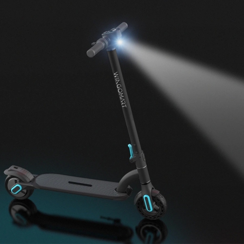 M8 Foldable Electric Scooter for Adults 250W Motor Speed UP to 20KM/H 36V-5.0Ah Lithium Ion Battery Up to 17KM Range/charge, IP64 waterproof