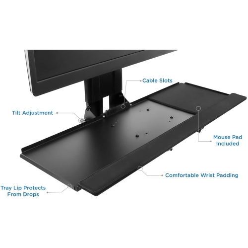 Mount it - Monitor and Keyboard Wall Mount with CPU Holder – MI-7919