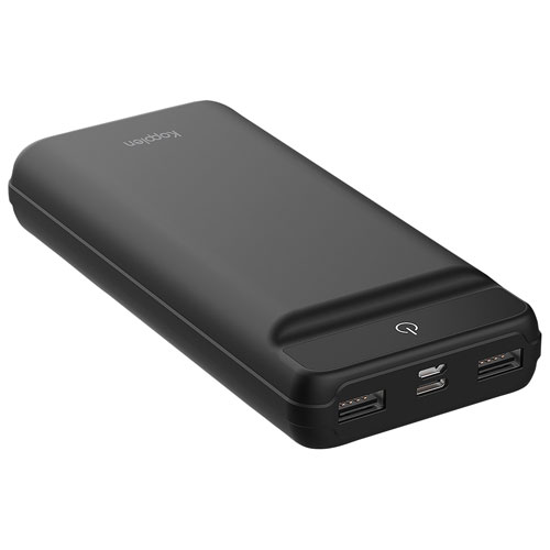 Kopplen Compact 20,000 mAh Dual USB Power Bank - Black