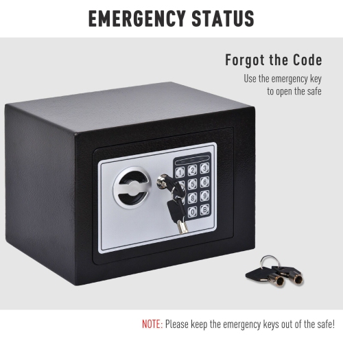 Digital Electronic Safe Box Keypad Lock Security Gun Jewelry Home Office