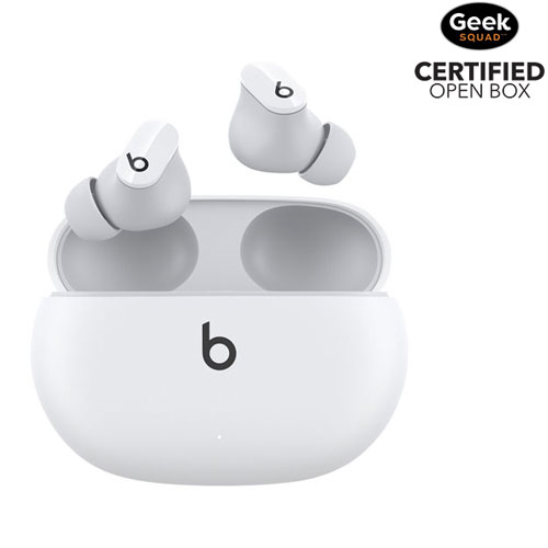 Écouteurs boutons 100 % sans fil à suppression du bruit Studio Buds de Beats by Dr. Dre - Blanc - BO