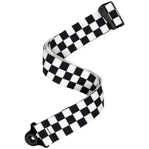 Planet Waves Auto Lock Guitar Strap - Skater Checkerboard