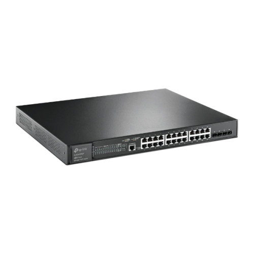 TP-LINK 28-Port Gigabit Ethernet Managed Switch - Black