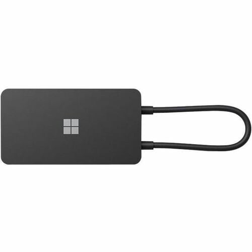 Concentrateur de voyage USB-C avec fil pour Surface de Microsoft - Noir -
