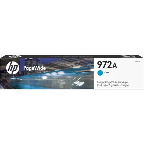 HP 972A Original PageWide 3000 Yield Ink Cartridge - Cyan -