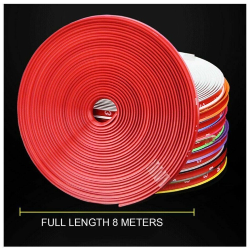 Car Wheel Protection Rim Tire Guard Sticker Rubber Strip Tire Care Protector CA