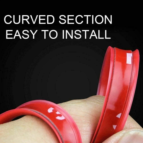 Car Wheel Protection Rim Tire Guard Sticker Rubber Strip Tire Care Protector CA