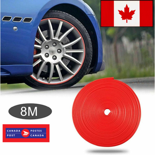 Car Wheel Protection Rim Tire Guard Sticker Rubber Strip Tire Care Protector CA
