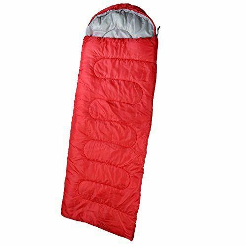 Outdoor Camping Weather Sleeping Bag Single Envelope Tent Hiking Thermal Winter