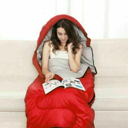 Sac de couchage pour l'extérieur enveloppe unique tente enveloppe randonnée thermique hiver