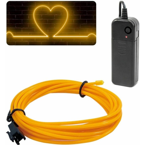 New 5M/16.5ft Led Flexible Soft Tube Wire Lights Neon Glowing Rope Strip Light