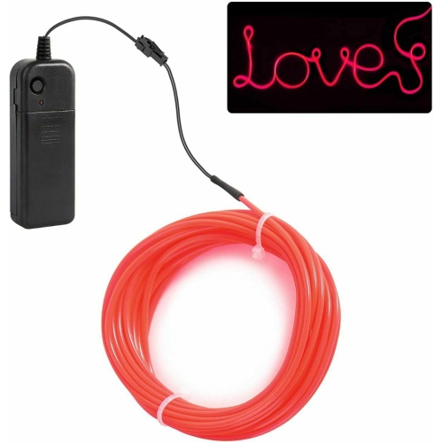 New 5M/16.5ft Led Flexible Soft Tube Wire Lights Neon Glowing Rope Strip Light