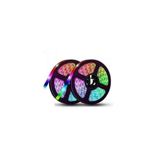 Image 1 de 9.. Bande lumineuse DEL 32,8 pi 10 m RVB 5050 Blanc chaud 18A 2,4 GHz RGBW