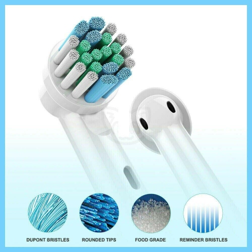 Electric Toothbrush Heads Oral B Compatible Replacement Brush x4 Precision Clean