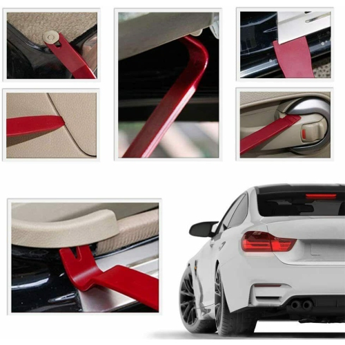 19Pcs Trim Removal Tool Kit Trimmer Car Puller Door Pry Clip Plier Remover Set