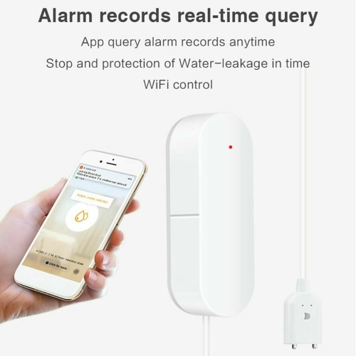 Tuya Smart WiFi Water Leak Sensor Flood Leakage Level Alarm Overflow Detector CA