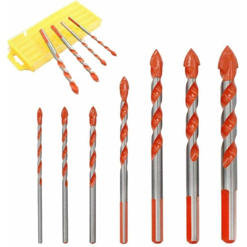Ultimate Drill Bits Multifunctional 7PCS Set Ceramic Glass Punching Hole Working
